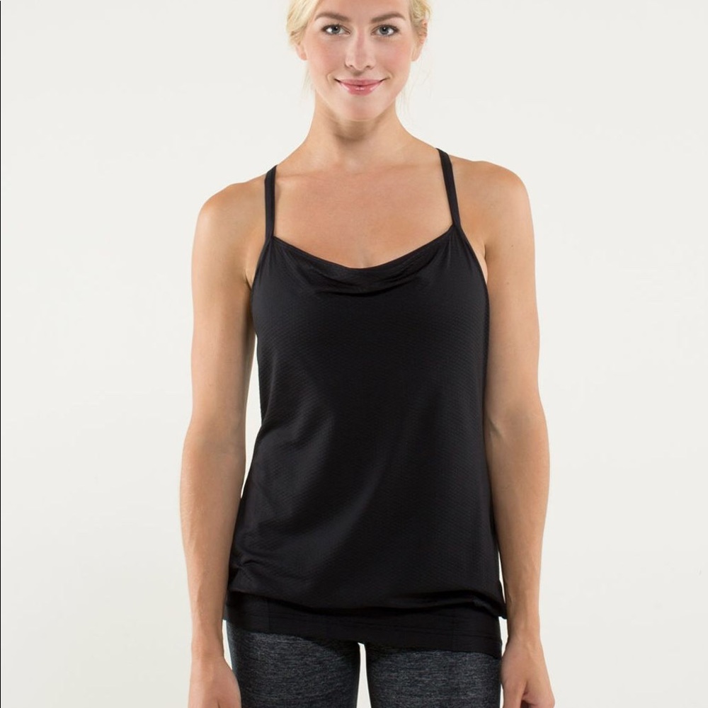 Never Worn Lululemon C.Y.B. Tank Black 8